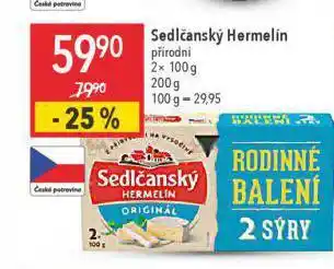 Globus Sedlčanský hermelín nabídka