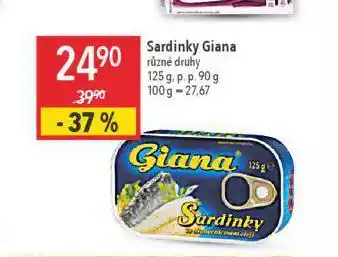 Globus Sardinky giana nabídka