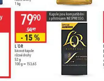 Globus Kávové kapsle l'or nabídka