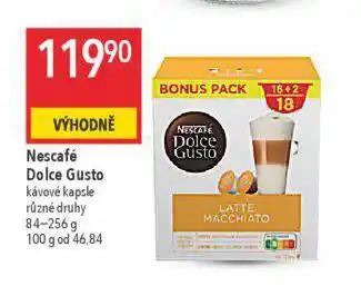 Globus Kávové kapsle dolce gusto nabídka