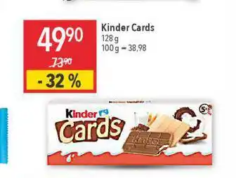 Globus Kinder cards nabídka