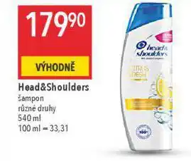 Globus Head & shoulders šampon nabídka