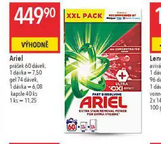 Globus Ariel prací prostředek nabídka