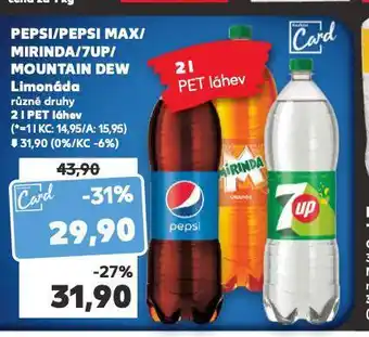 Kaufland Pepsi nabídka