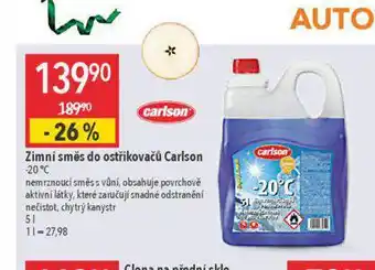 Globus Zimní směs do ostřikovačů nabídka