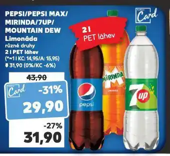 Kaufland Mountain dew nabídka