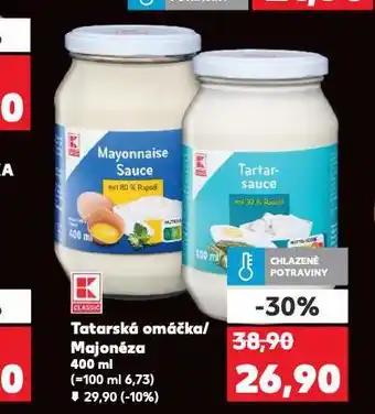 Kaufland Tatarská omáčka nabídka