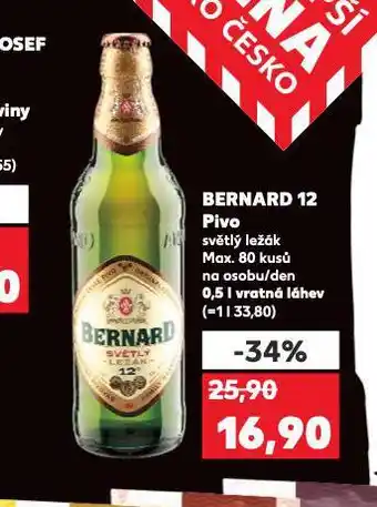 Kaufland Pivo bernard nabídka