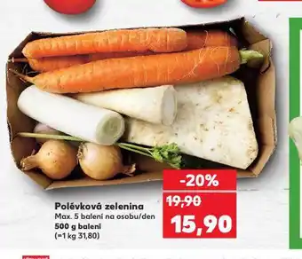 Kaufland Polévková zelenina nabídka
