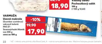 Kaufland Uzená makrela nabídka