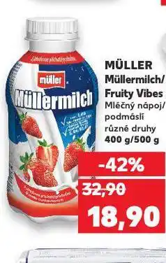 Kaufland Muller mullermilch nabídka