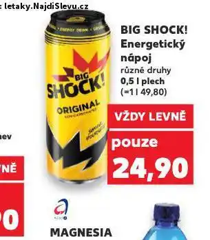 Kaufland Big shock energy drink nabídka