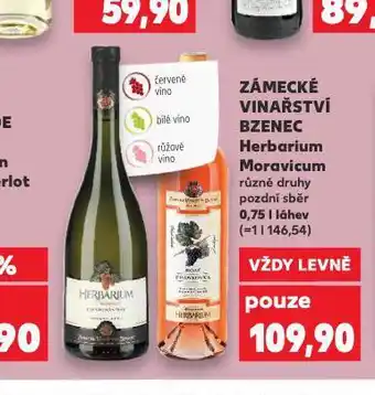 Kaufland Zámecké vinařství bzenec nabídka