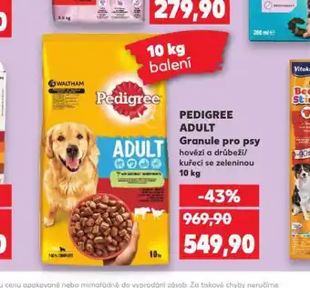 Kaufland Pedigree granule pro psy nabídka