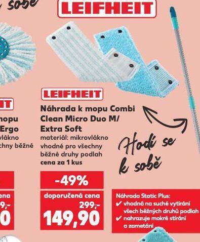 Kaufland Náhrada k mopu nabídka