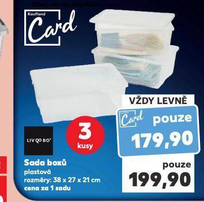 Kaufland Sada boxů nabídka