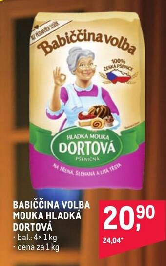 Makro BABIČČINA VOLBA MOUKA HLADKÁ DORTOVÁ nabídka