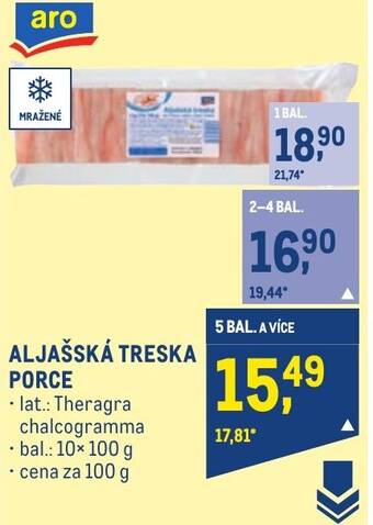 Makro ALJAŠSKÁ TRESKA PORCE nabídka