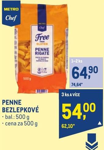 Makro PENNE BEZLEPKOVÉ nabídka