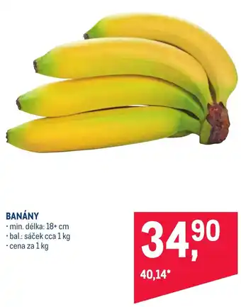 Makro BANÁNY nabídka