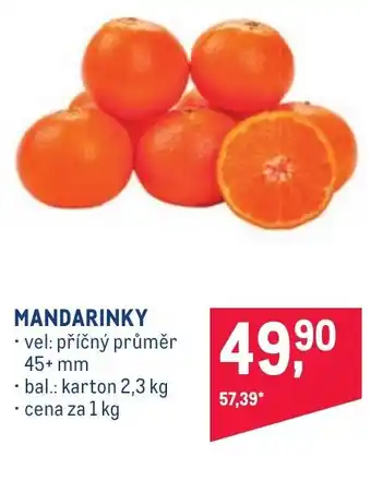 Makro MANDARINKY nabídka