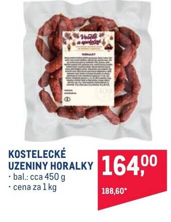 Makro KOSTELECKÉ UZENINY HORALKY nabídka