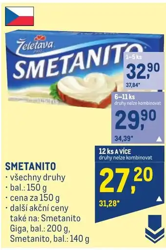 Makro SMETANITO nabídka