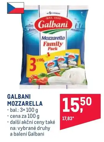 Makro GALBANI MOZZARELLA nabídka