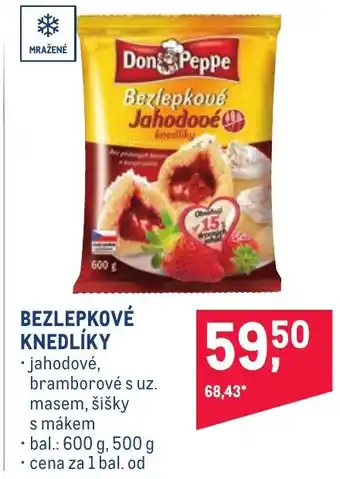 Makro BEZLEPKOVÉ KNEDLÍKY nabídka