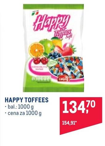 Makro HAPPY TOFFEES nabídka