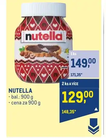 Makro NUTELLA nabídka