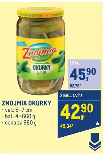 Makro ZNOJMIA OKURKY nabídka