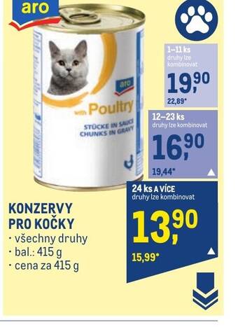 Makro KONZERVY PRO KOČKY nabídka