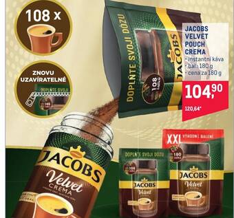 Makro JACOBS VELVET POUCH CREMA nabídka