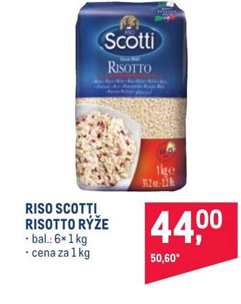Makro RISO SCOTTI RISOTTO RÝŽE nabídka
