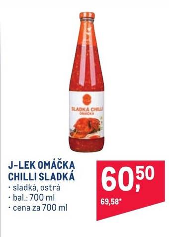 Makro J-LEK OMÁČKA CHILLI SLADKA nabídka