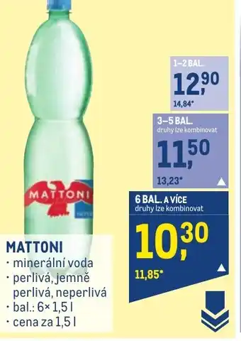 Makro MATTONI nabídka