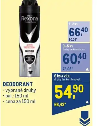 Makro DEODORANT nabídka