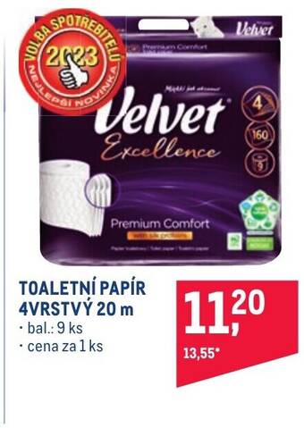Makro TOALETNÍ PAPÍR 4VRSTVÝ 20 m nabídka