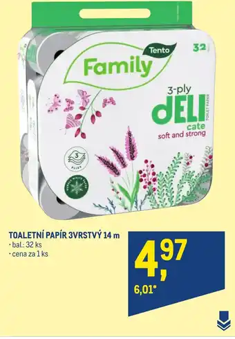 Makro TOALETNÍ PAPÍR 3VRSTVÝ 14 m nabídka