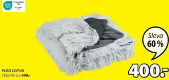 JYSK PLÉD LOTUS nabídka