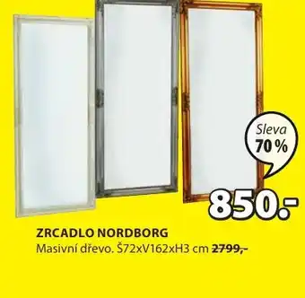 JYSK ZRCADLO NORDBORG nabídka