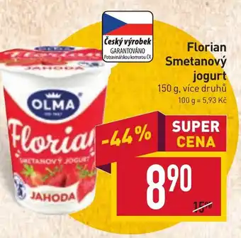 Billa Florian Smetanový jogurt 150 g nabídka