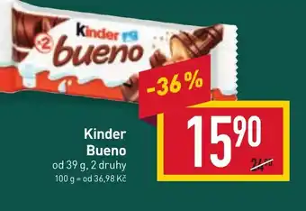Billa Kinder Bueno nabídka