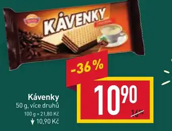 Billa Kávenky 50 g nabídka