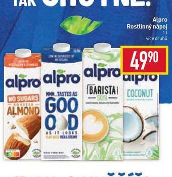 Billa Alpro rostlinný nápoj 1l nabídka