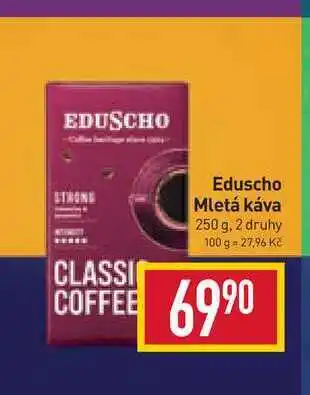 Billa Eduscho mletá káva 250 g nabídka
