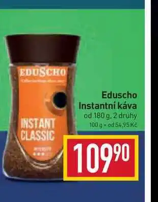 Billa Eduscho instantní káva od 180 g nabídka