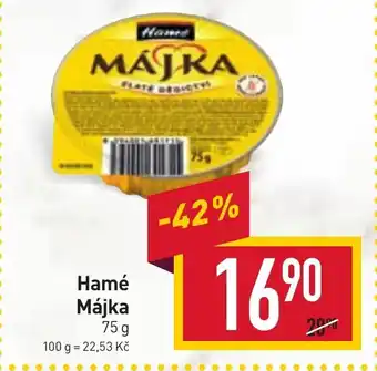 Billa Hamé Májka 75 g nabídka