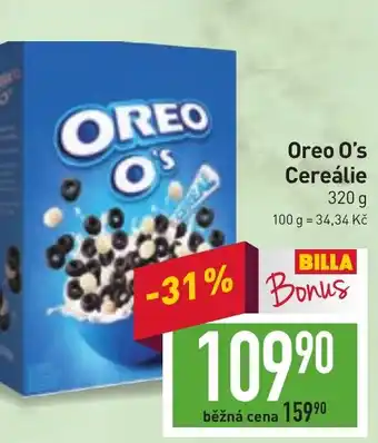 Billa Oreo O's Cereálie 320 g nabídka